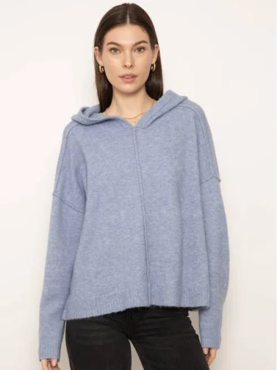 Central Park West Deacon Dolman Hoodie In Blue