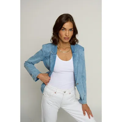 Central Park West Denim Blazer