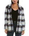 Central Park West Finley Wool-blend Jacket In White