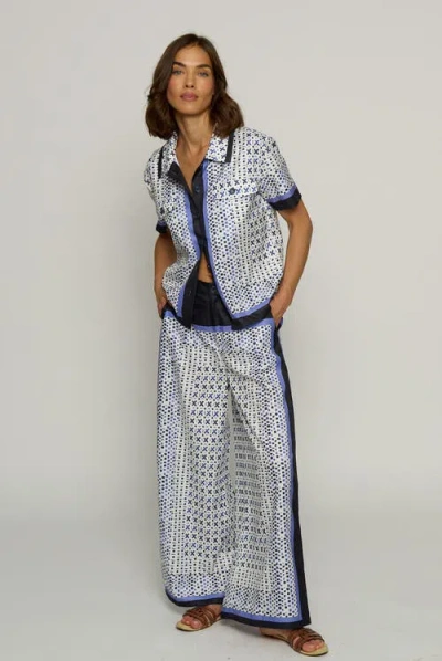 Central Park West Foulard Print Shirt