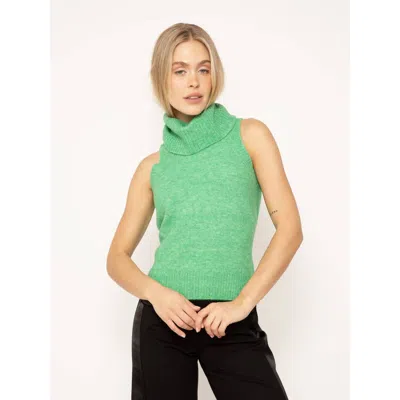 Central Park West Lilia Sleeveless Turtleneck