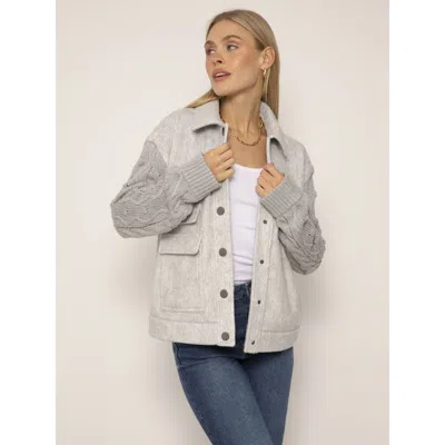 Central Park West Lincoln Mixed Media Jacket