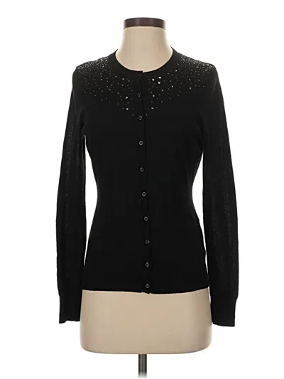 Pre-owned Central Park West Long Sleeve Blouse In Black