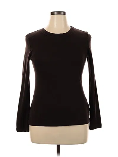 Pre-owned Central Park West Long Sleeve T-shirt In Brown