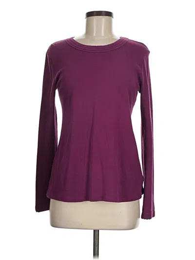 Pre-owned Central Park West Long Sleeve T-shirt In Burgundy