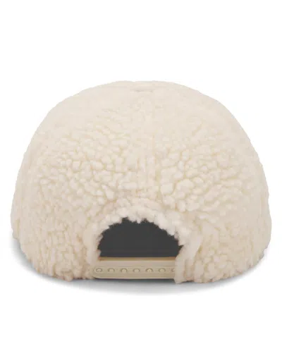 Central Park West Malibu Sherpa Cap In Ivory In Multi