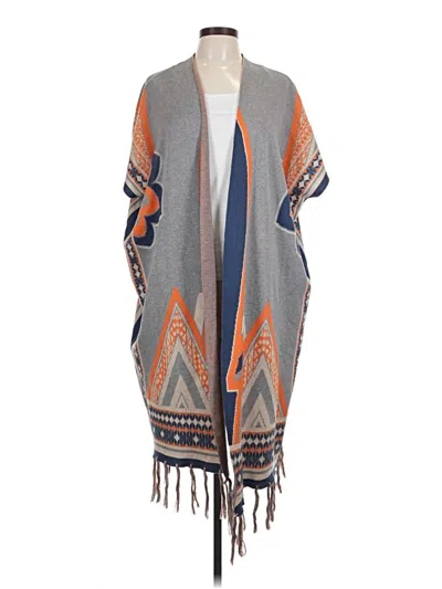 Pre-owned Central Park West Poncho In Gray