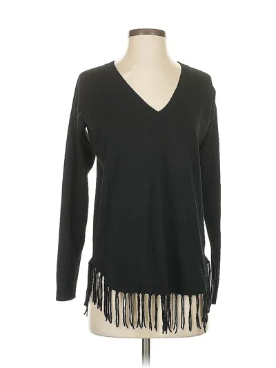 Pre-owned Central Park West Pullover Sweater In Black