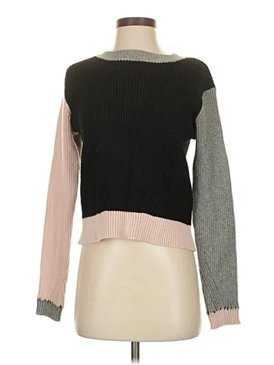 Pre-owned Central Park West Pullover Sweater In Black