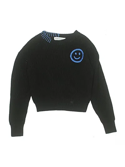 Pre-owned Central Park West Kids' Pullover Sweater In Black