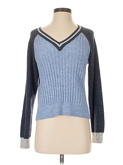 Pre-owned Central Park West Pullover Sweater In Blue