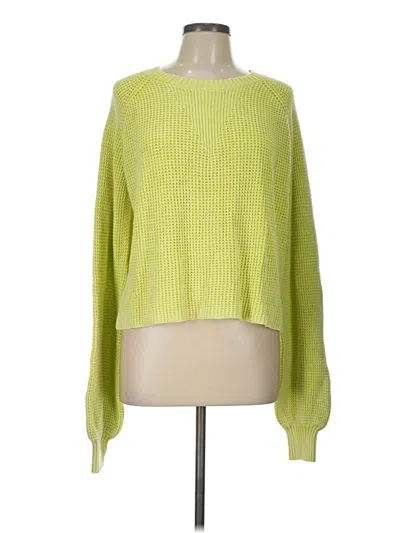 Pre-owned Central Park West Pullover Sweater In Green