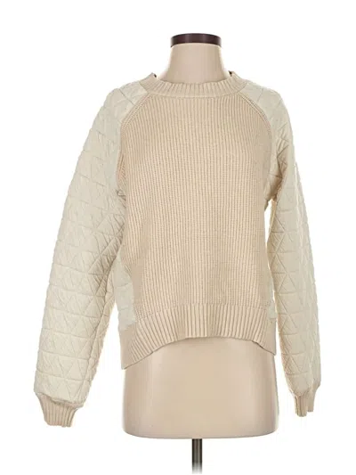 Pre-owned Central Park West Pullover Sweater In Ivory