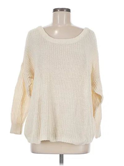 Pre-owned Central Park West Pullover Sweater In Ivory