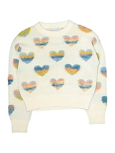 Pre-owned Central Park West Kids' Pullover Sweater In Ivory