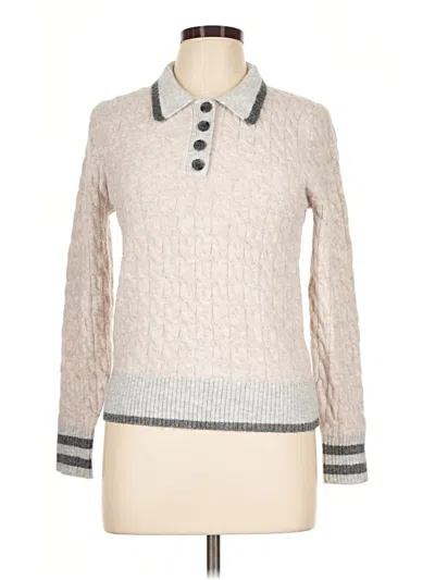 Pre-owned Central Park West Pullover Sweater In Ivory