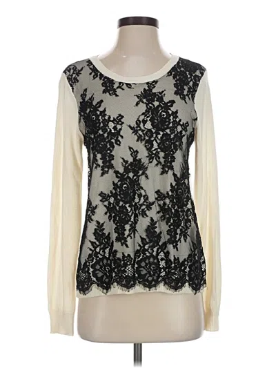Pre-owned Central Park West Pullover Sweater In Ivory