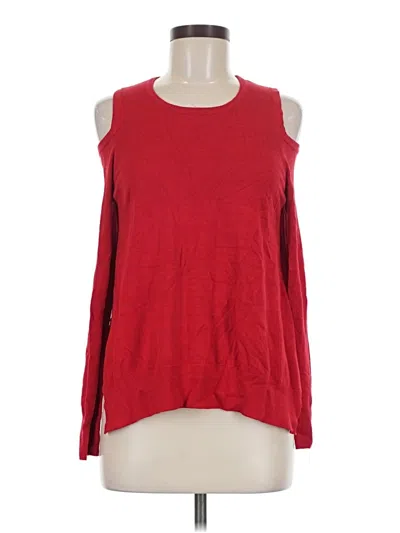 Pre-owned Central Park West Pullover Sweater In Red