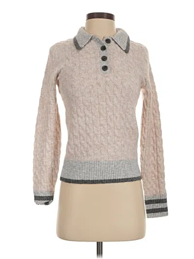 Pre-owned Central Park West Pullover Sweater In Tan