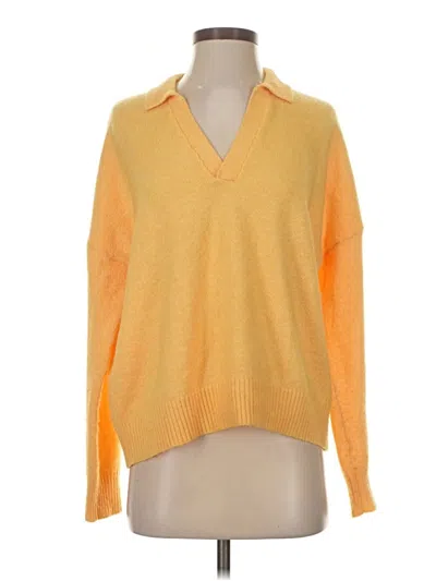 Pre-owned Central Park West Pullover Sweater In Yellow