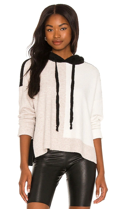 Central Park West Robbie Hoodie In Neutral Combo
