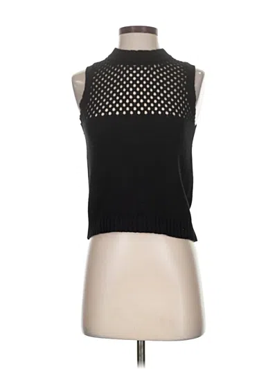 Pre-owned Central Park West Sweater Vest In Black