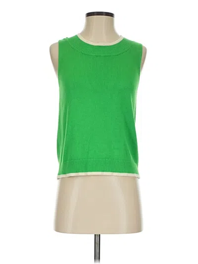 Pre-owned Central Park West Sweater Vest In Green