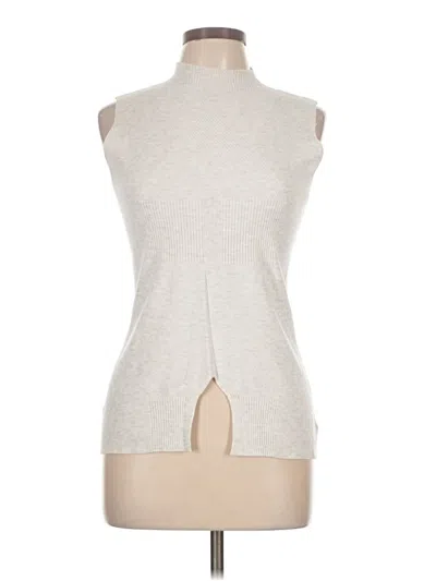 Central Park West Sweater Vest In Silver