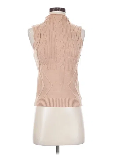 Pre-owned Central Park West Sweater Vest In Tan