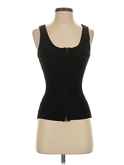 Pre-owned Central Park West Tank Top Black Strapless Neckline Tops
