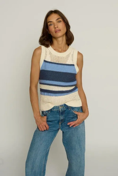 Central Park West Textustripe Tank