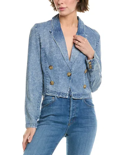 Central Park West Torrin Blazer In Blue