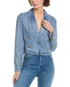 Central Park West Torrin Blazer In Blue