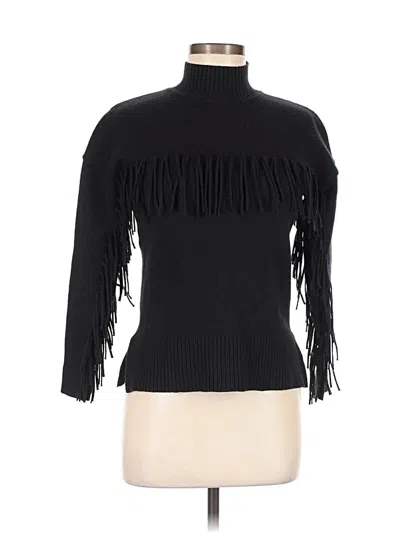 Pre-owned Central Park West Turtleneck Sweater In Black