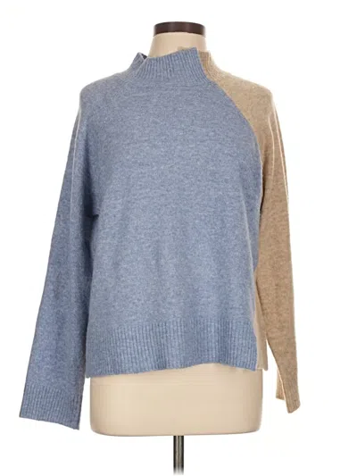 Pre-owned Central Park West Turtleneck Sweater In Blue