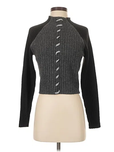 Pre-owned Central Park West Turtleneck Sweater In Gray