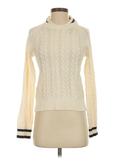Pre-owned Central Park West Turtleneck Sweater In Ivory