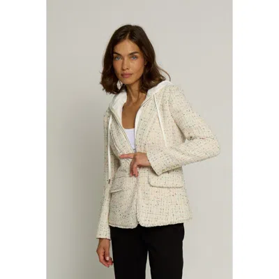 Central Park West Tweed Dickey Blazer