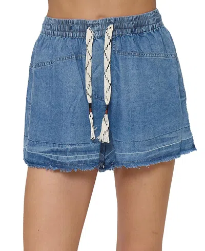 CENTRAL PARK WEST WOMEN'S CELINE MID RISE DRAWSTRING SHORTS