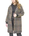 Central Park West Daphne Dickey Coat In Green