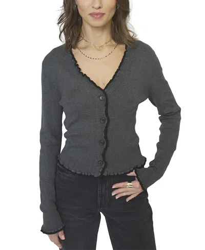 Central Park West Women's Isla Fitted Vneck Cardigan In Multi