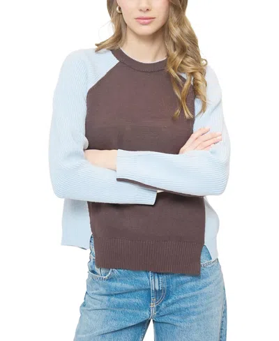 Central Park West Women's Parker Color Blocked Pullover Sweater In Multi