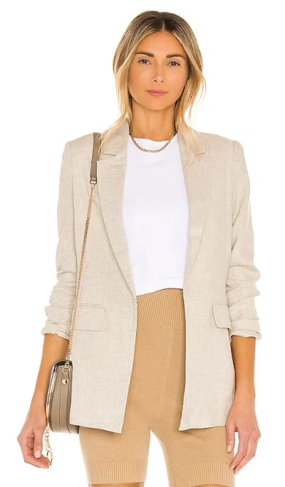 Central Park West X Revolve Birch Blazer In Sand