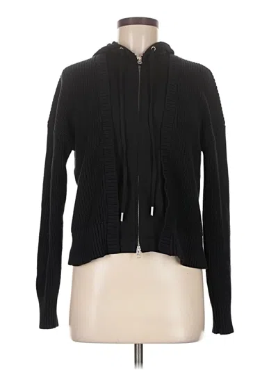 Pre-owned Central Park West Zip Up Hoodie In Black