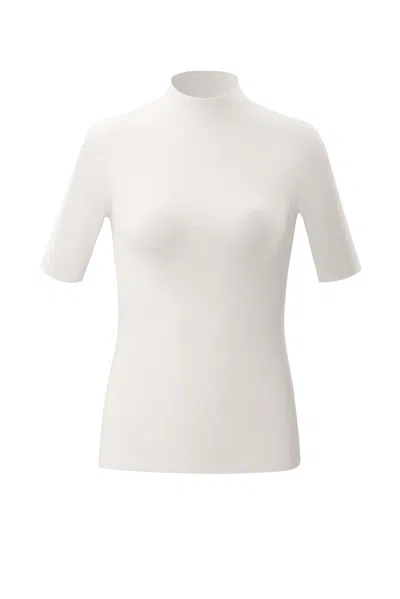 Centre Piece Women's Veil Top White