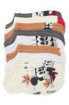 Centric Brands Mickey Mouse Assorted 9-pack Ankle Socks In Multi
