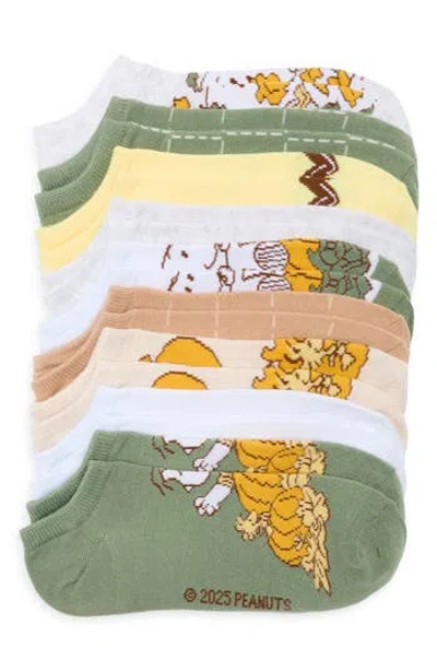 Centric Brands Peanuts® Assorted 9-pack Ankle Socks In Multi