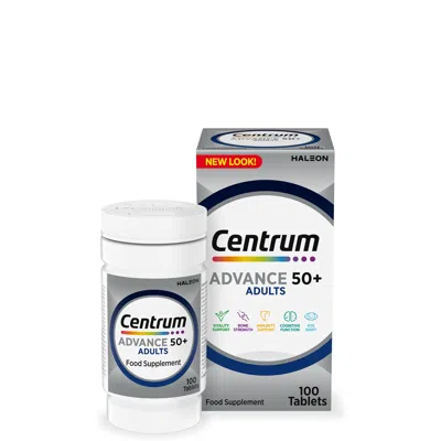 Centrum Advance 50+ Multivitamins And Minerals Tablets - 100 Tablets In White