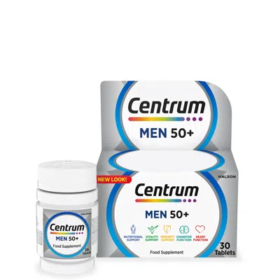 Centrum Men's 50+ Multivitamins And Minerals Tablets - 30 Tablets In White