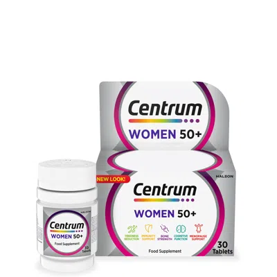 Centrum Women's 50+ Multivitamins And Minerals Tablets - 30 Tablets In White